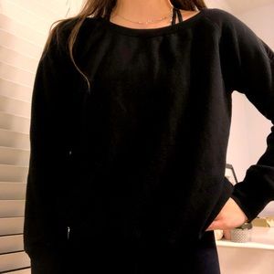 Black crew neck